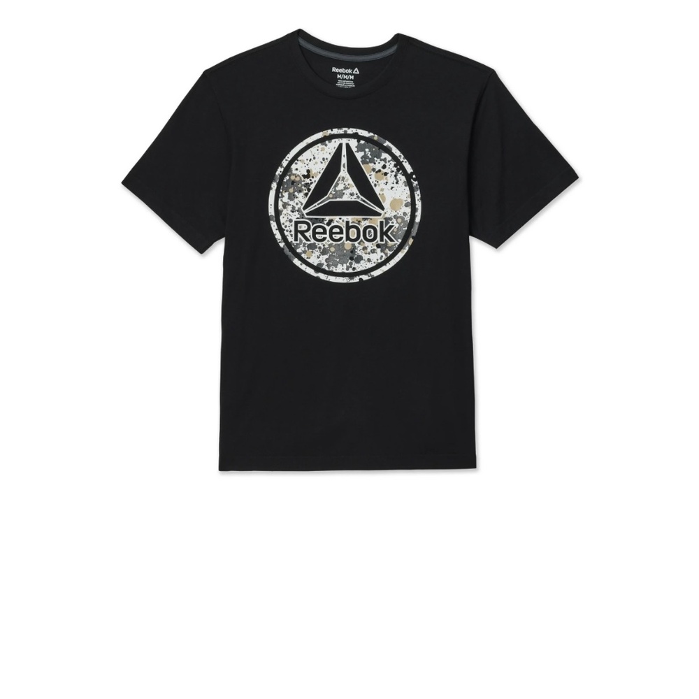 Reebok Mens Graphic Short Sleeve Tees - Size XL/EG/TG - Black